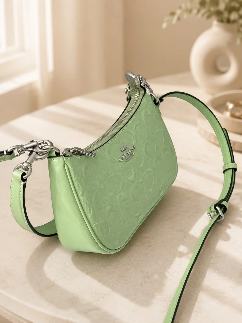 Coach Teri Mini Crossbody Bag With Heart Charm